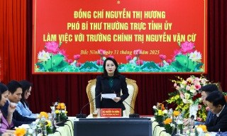 Trường Chính trị Nguyễn Văn Cừ nâng tầm vị thế, xứng đáng là trung tâm đào tạo, bồi dưỡng cán bộ, công chức của tỉnh